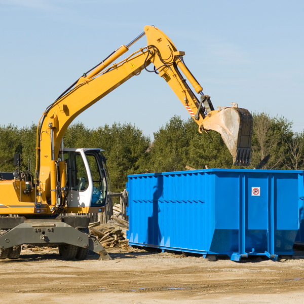 are there any restrictions on where a residential dumpster can be placed in Henry County